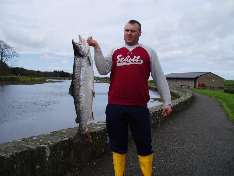 Photo: Wick Angler William Newlands With 24lb 5oz Salmon