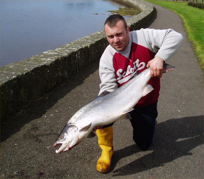 Photo: Wick Angler William Newlands With 24lb 5oz Salmon