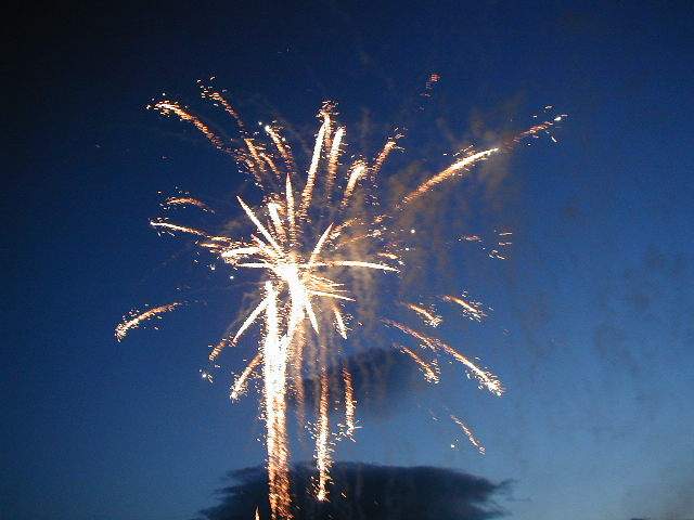 Photo: Bonfire and Fireworks