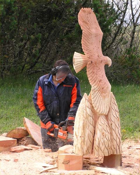 Photo: Pete Bowsher Wood Sculptor