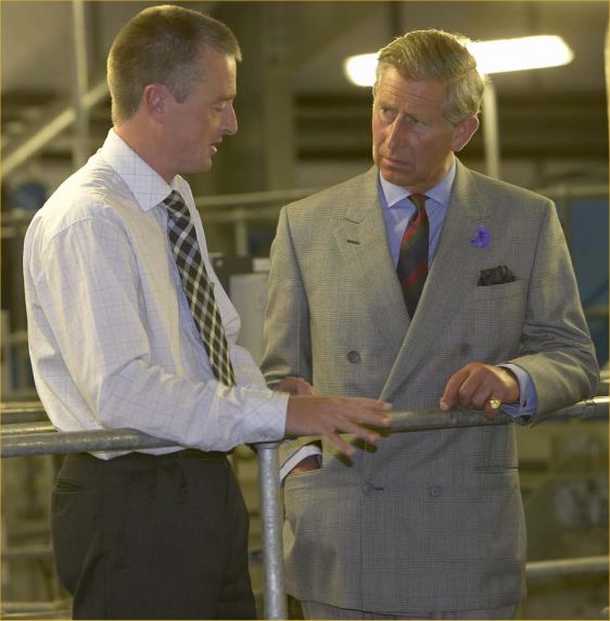 Photo: Loch Calder Treatment Works Opened By Prince Charles