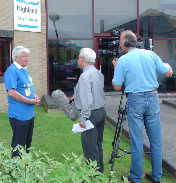 Photo: George Bruce Chairman OF NAG Gives Another TV Interview