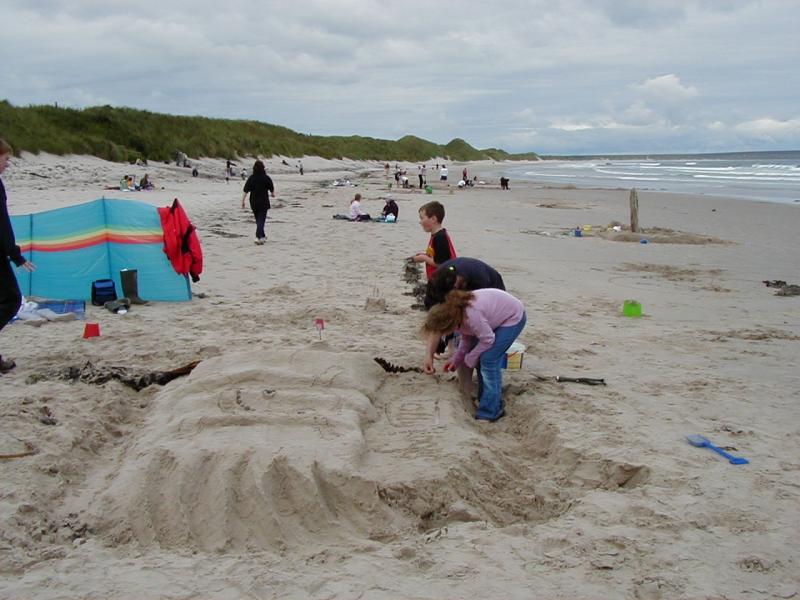 Photo: Sand Sculptures Competition At Reiss Beach