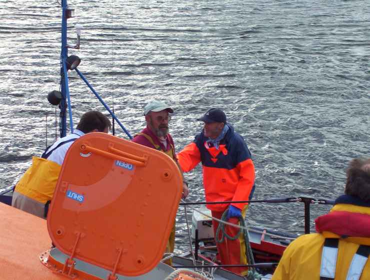 Photo: Terry Merrils - Centre - With Wick Lifeboat