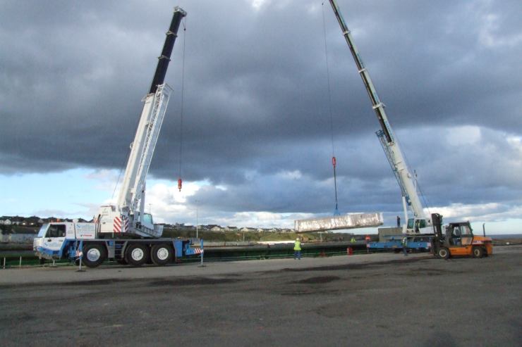 Photo: Steel For Tesco Arrives At Wick Harbour