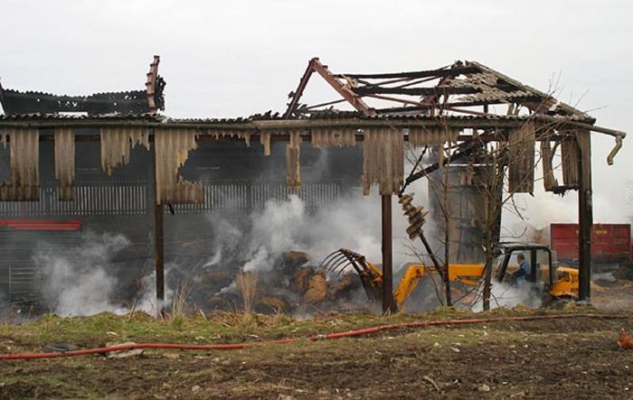 Photo: Barn Destroyed
