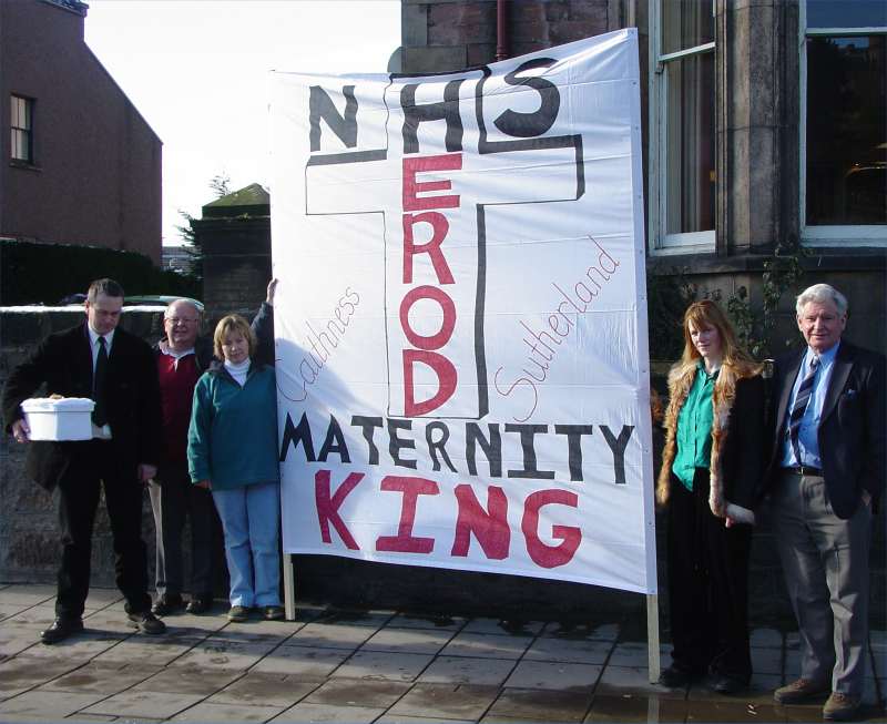 Photo: North Action Banner In Inverness