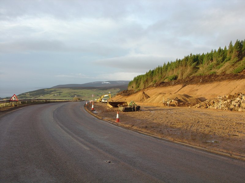 Photo: A9 North Of Helmsdale - Road Building Goes On