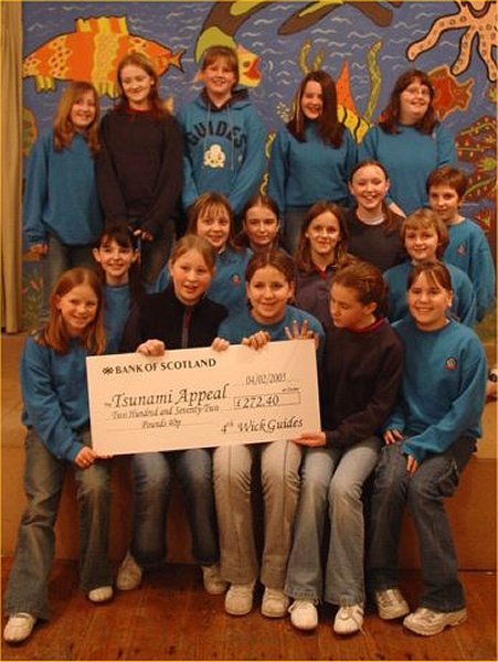 Photo: 4th Wick Guides Raised 272 For The Tsunami Appeal