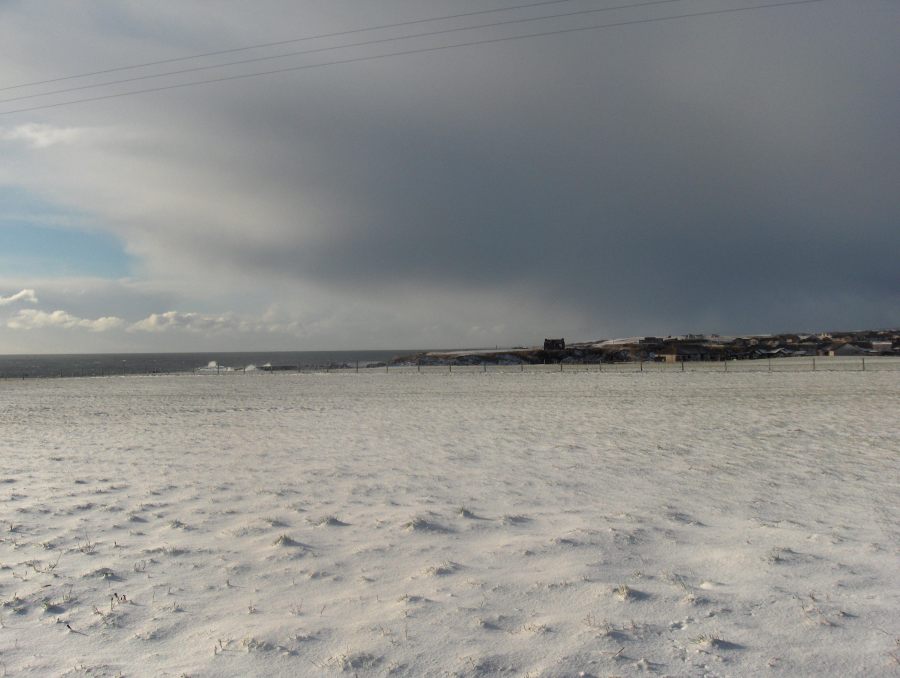 Photo: Winter Finally Comes To Caithness - From Papigoe 2 March 2006