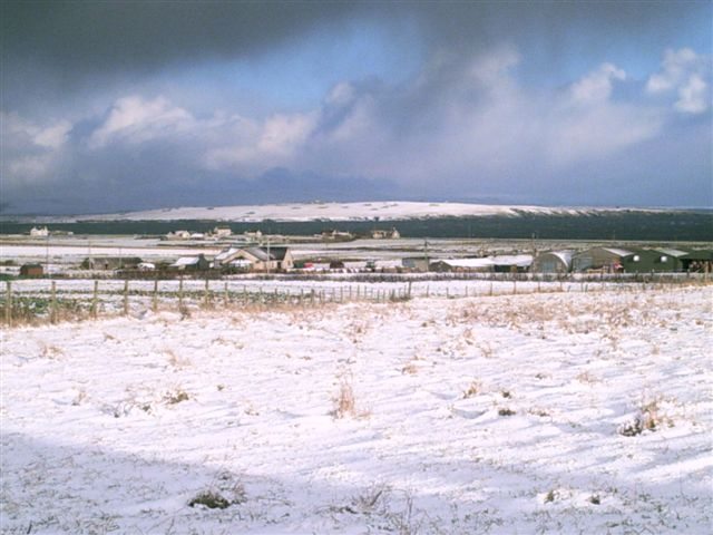 Photo: Winter Finally Comes To Caithness - On A John O'Groats Croft 2 March 2006
