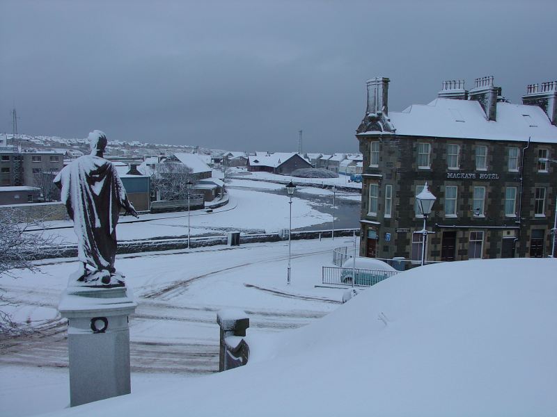 Photo: Winter Scene In Caithness - From Caithness General, Wick 4 March 2006