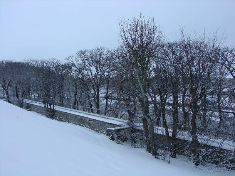 Photo: Winter Scene In Caithness - Wick Looking Up Wick River 4 March 2006