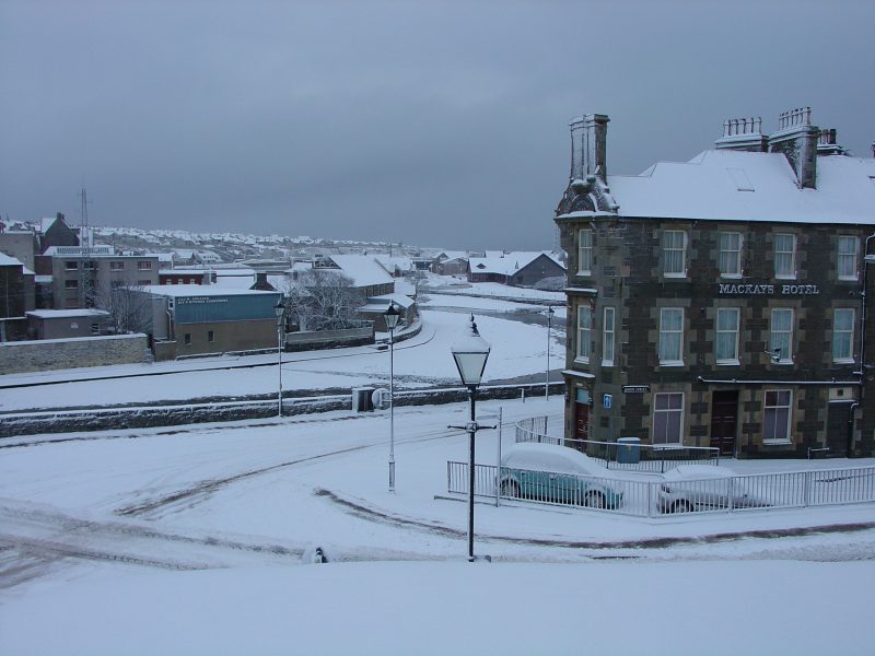 Photo: Winter Scene In Caithness - Wick From Caithness General 4 March 2006