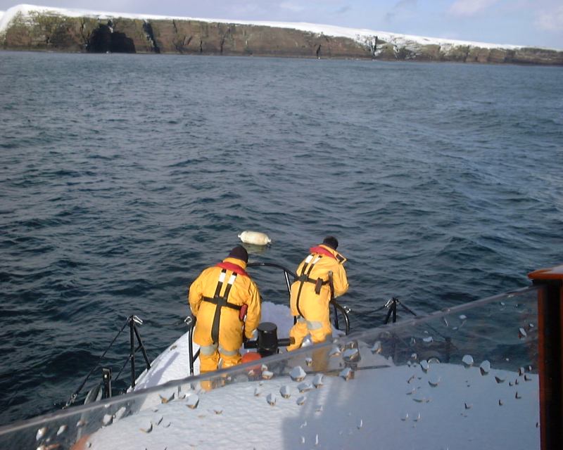 Photo: Wick Lifeboat Exercise Goes Ahead In Freezing Weather