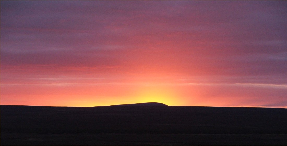 Photo: Sunset From the Causeymire, Caithness