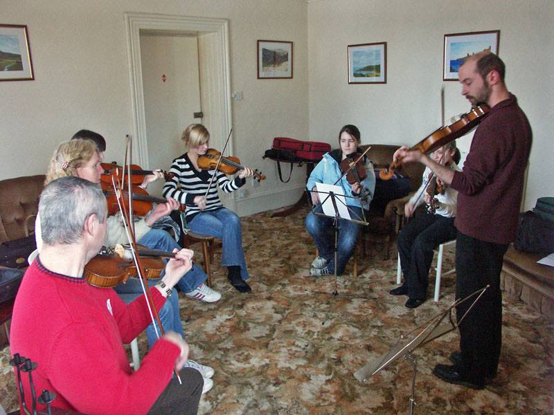 Photo: Wick Traditional Music Workshop - Gavin's Class