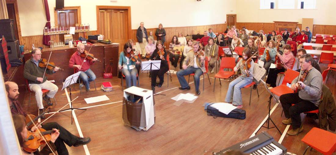 Photo: Wick Traditional Music Workshop - The Whole Group