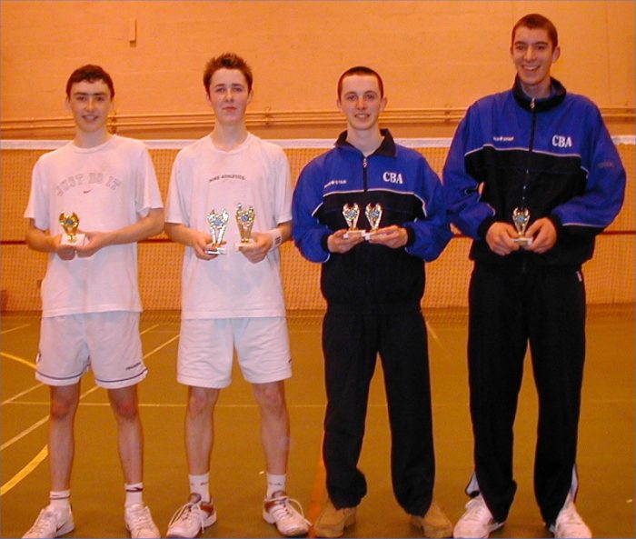 Photo: U17 Boys Singles And Doubles Winners and Runners Up
