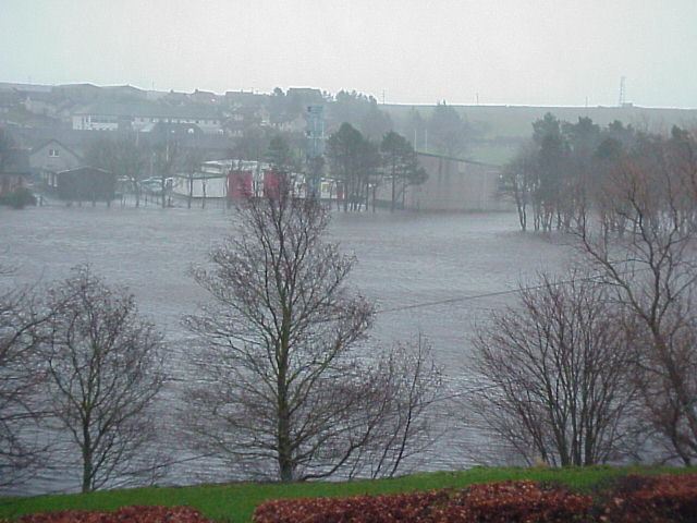 Photo: Flooding Seen From Janet Street - Thurso