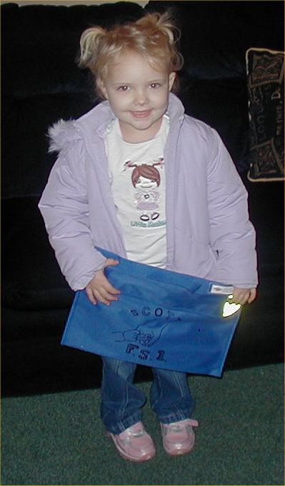 Photo: Kelsey Chalmers Ready For First Day At Nursery Fallingbostel, Germany