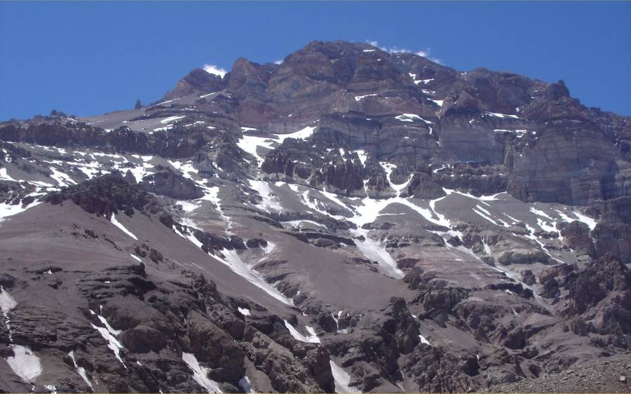 Photo: A view of Aconcagua from near Base Camp