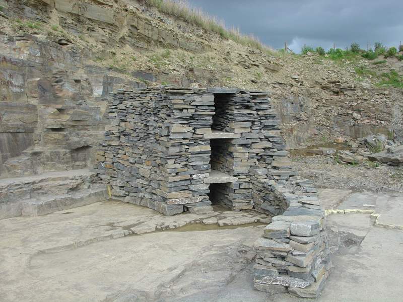Photo: Part Of A Broch Being Constructed - 5 August 2005