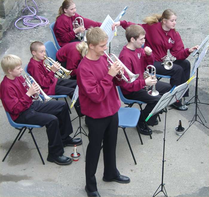 Photo: Klaksvik Youth Band At Blackstairs, Wick