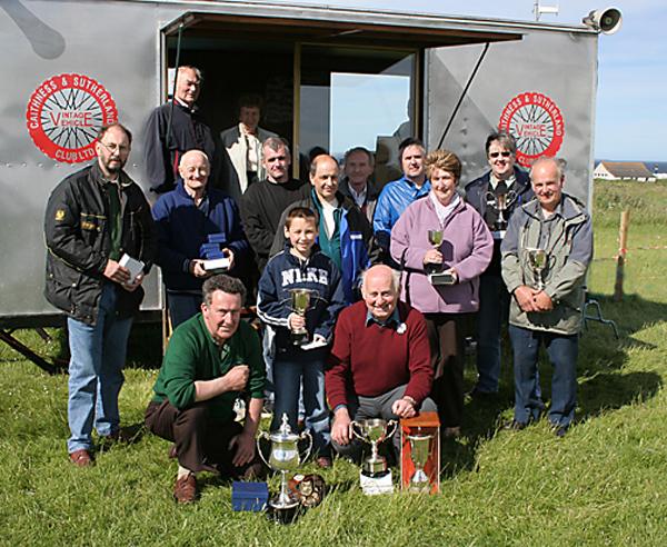 Photo: Winners At Caithness and Sutherland Vintage Vehicles Club - July 2005