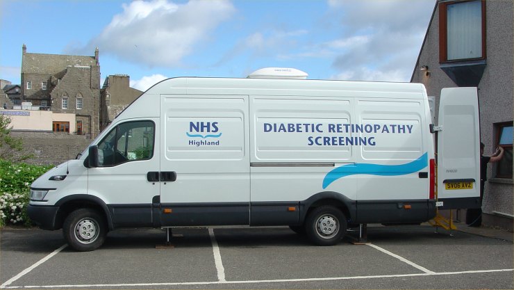 Photo: New Highland Mobile Diabetic Retinopathy Service At Wick