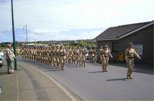 Photo: March Of The Highlanders At Thurso