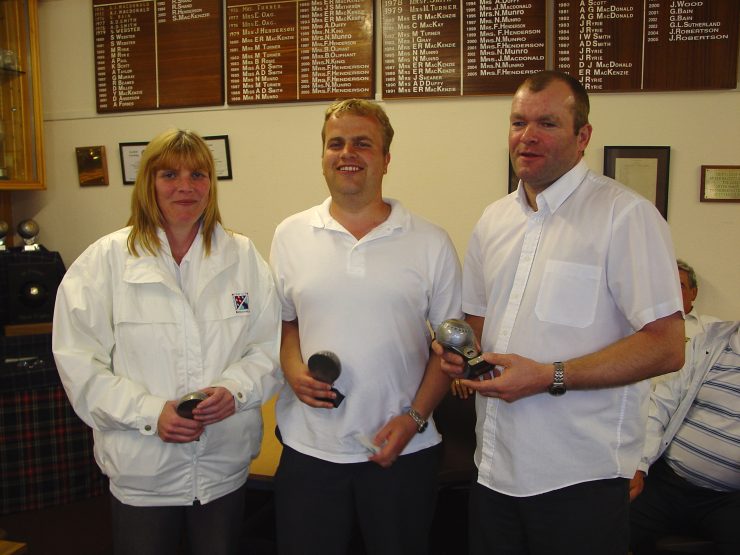 Photo: Runners Up In The St Fergus Triples Bowls competition 2006