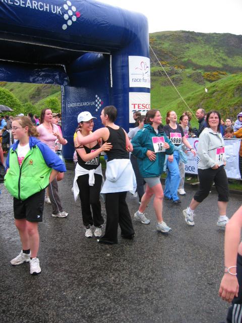 Photo: Suzanne Robertson with Gail MacDonald Among The Finishers
