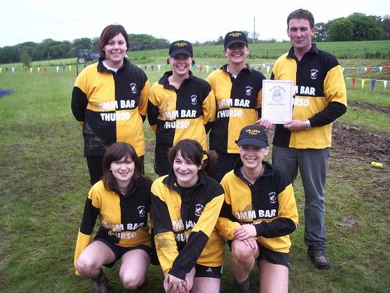 Photo: Halkirk Young Farmers Girls Winning Tug O'War Team At Cronhill