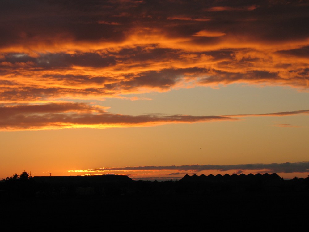 Photo: Sunset From Glamis Road, Wick
