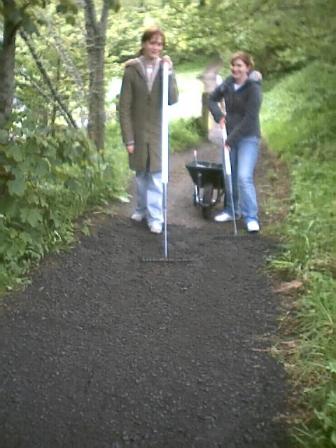 Photo: Volunteers Work On Riverside Path, Wick