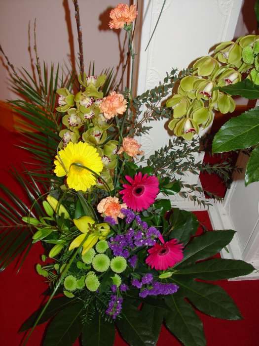 Photo: Wick Gardening Club Ladies Arranged the Flowers