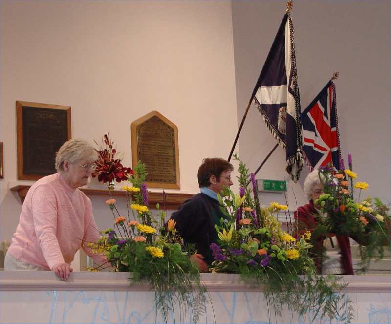 Photo: Wick Gardening Club Ladies Arranged the Flowers
