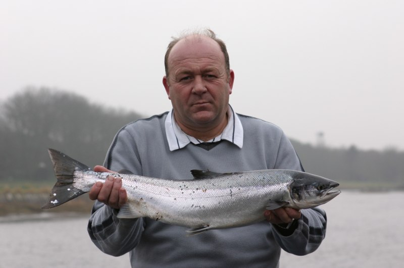Photo: Wick Angler Mike Henstridge Catches First Salmon Of The Season