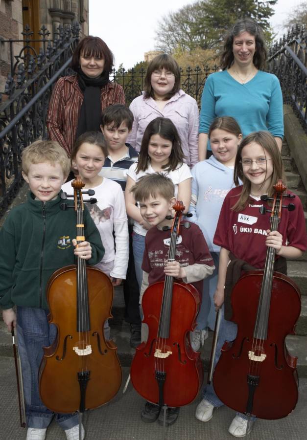 Photo: Caithness And Sutherland Young Cellists At Mass Cello Celebration