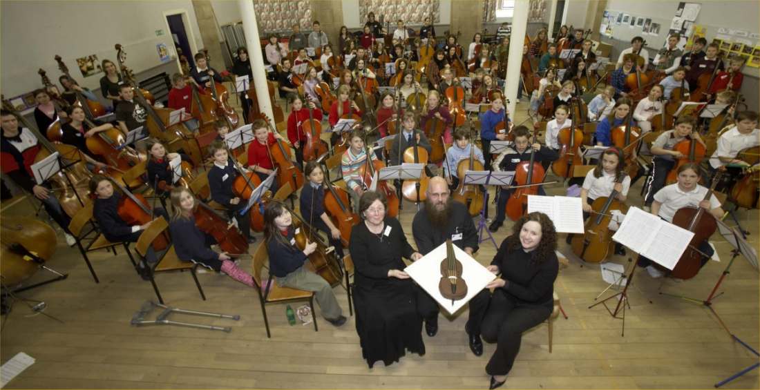 Photo: Young Cellists From All Over Highland In Inverness