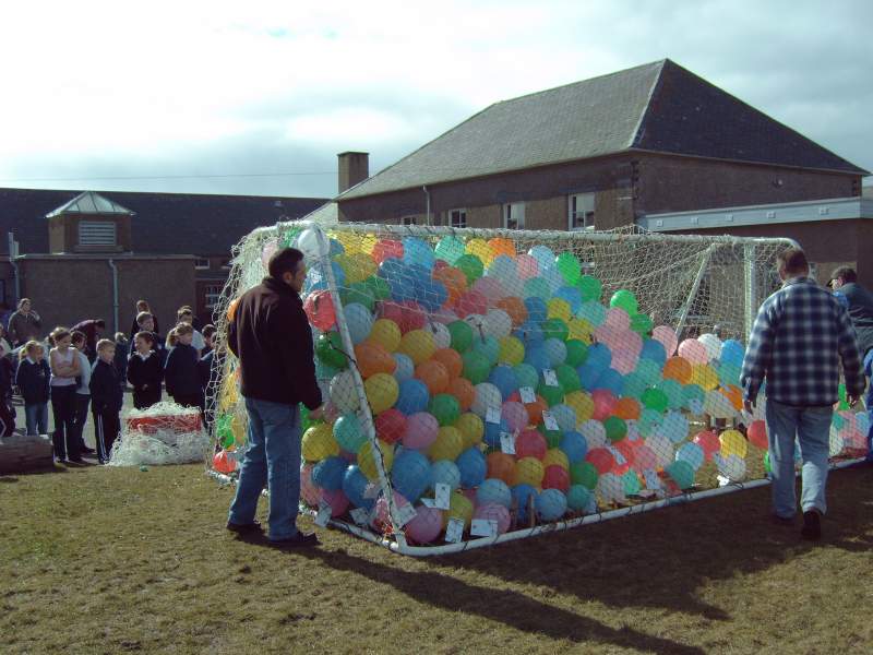 Photo: Lybster School Balloon Race Finally Gets Going
