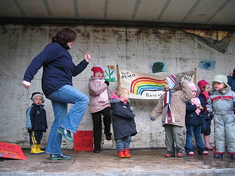 Photo: Rainbow Rascals Demonstrate In Thurso Against Amalgamation Suggestion By Council