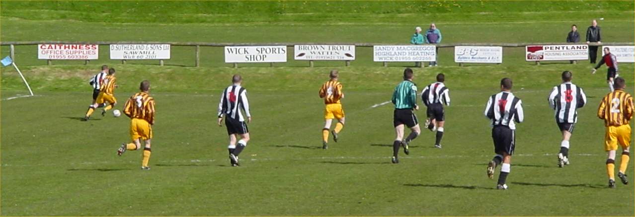 Photo: During The Forres Game
