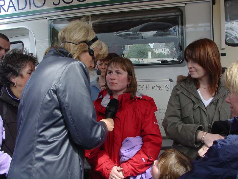 Photo: Lesley Riddoch Show At Wick Features Maternity Unit Problem