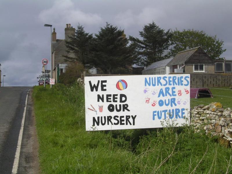 Photo: Save Keiss Nursery Campaign Gets Going