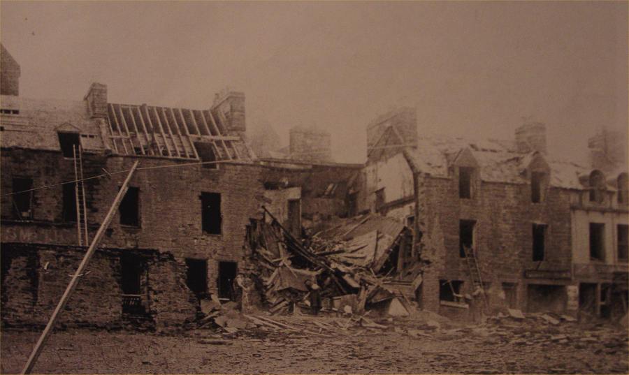 Photo: Bank Row After The Bombing