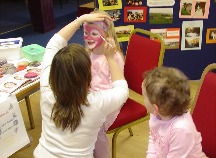 Photo: Face Painting A Hit With the Kids AT PPP Information Day