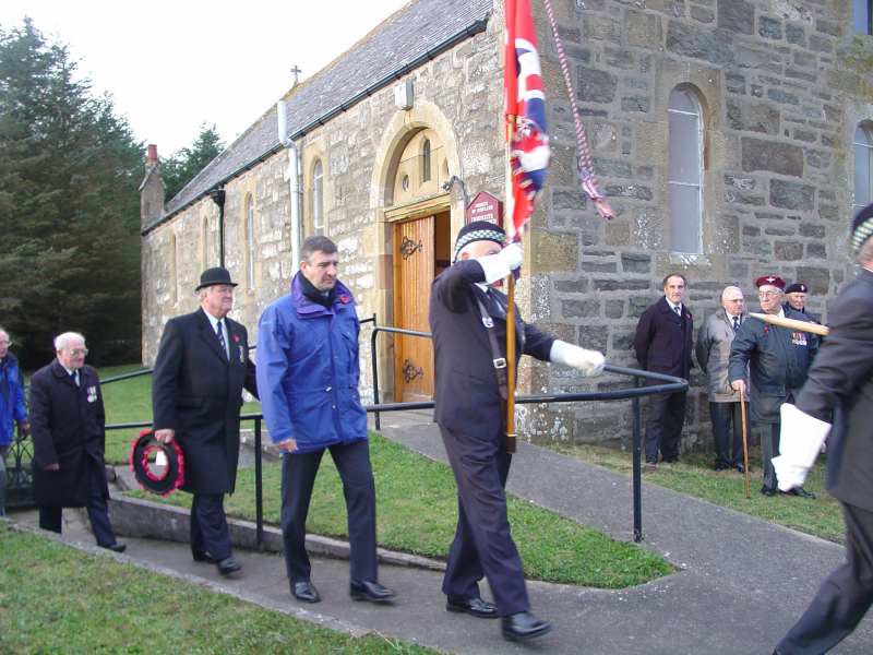 Photo: Remembrance Sunday Thrumster - 14 November 2004
