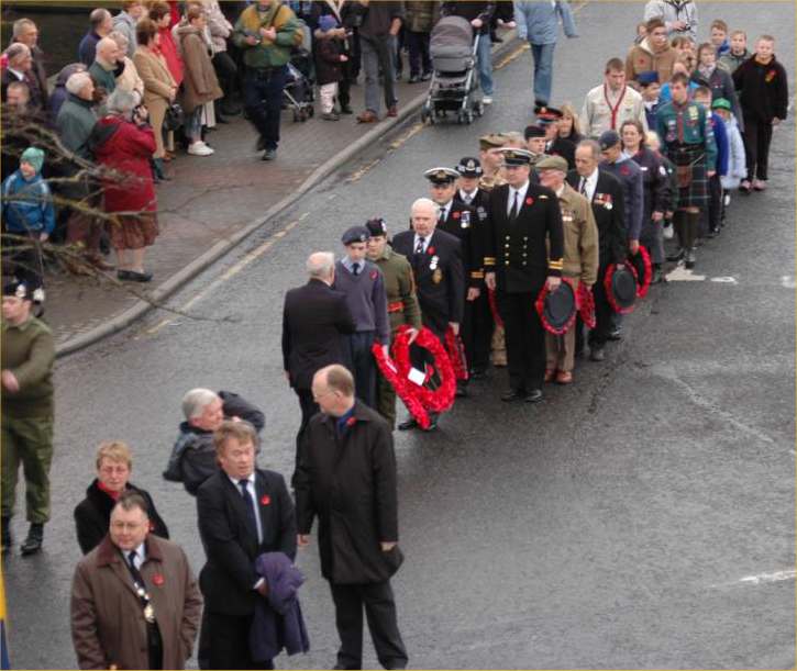 Photo: Remembrance Sunday Wick - 14 November 2004